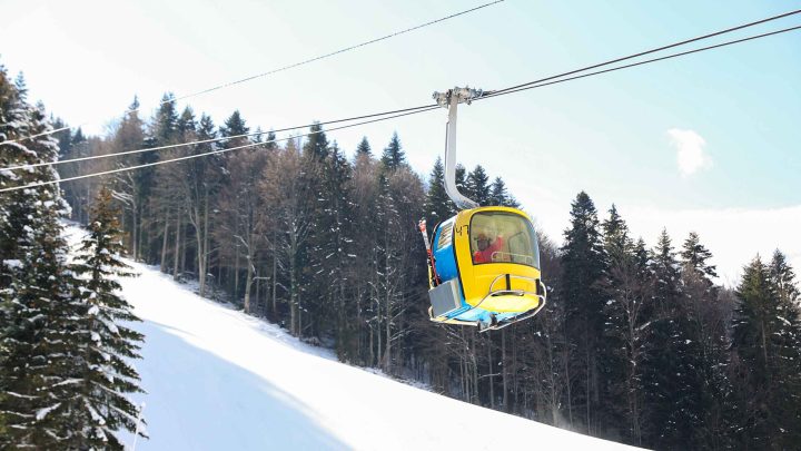 Ski lift and ski slope Kartala