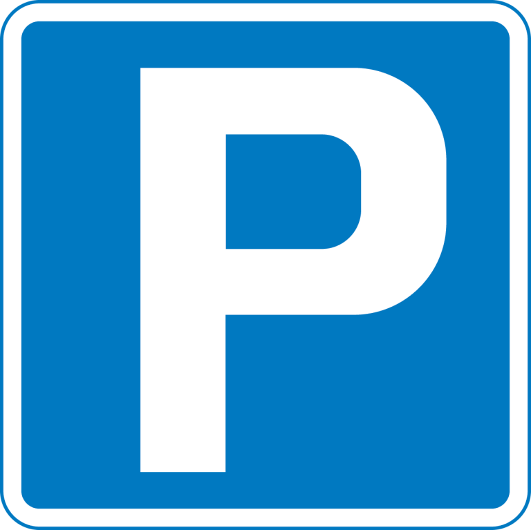 Sign for parking